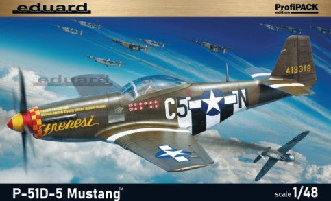 1/48 WWII P51D5 Mustang Fighter (Profi-Pack Plastic Kit)