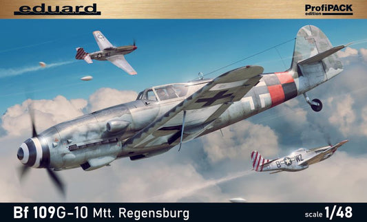 1/48 WWII Bf109G10 Mtt Regensberg German Fighter (Profi-Pack Plastic Kit)
