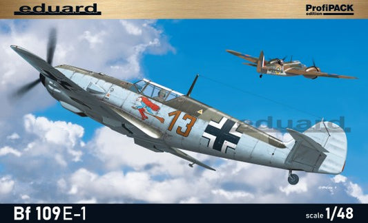 1/48 WWII Bf109E1 German Fighter (Profi-Pack Plastic Kit)