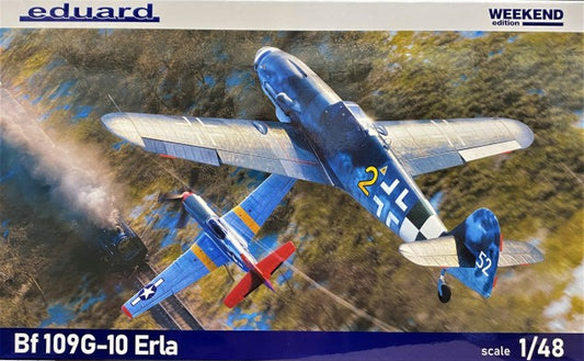 1/48 WWII Bf109G10 Erla German Fighter (Wkd Edition Plastic Kit)
