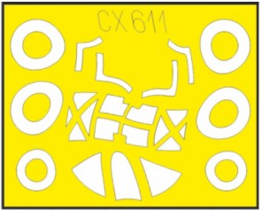 1/72 Mask Aircraft- P38M for DML & Hobby 2000