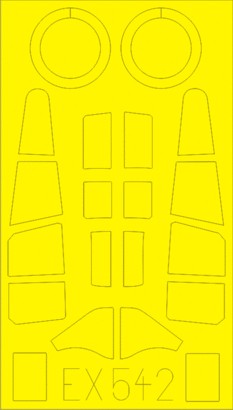 1/48 Mask Aircraft- P40C for BOM