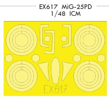 1/48 Mask Aircraft- MiG25PD for ICM