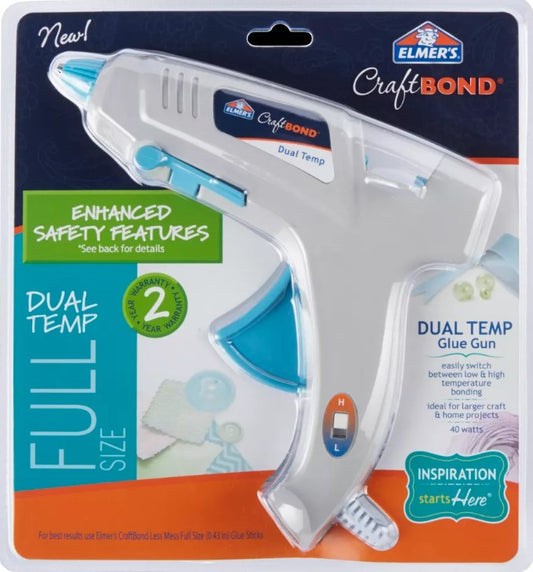 Dual Temp 40W Full Size Glue Gun w/Trigger