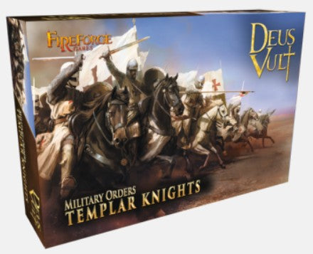 28mm Deus Vult: Templar Knights Cavalry (12 Mtd)