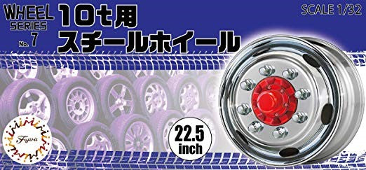 1/32 Steel Wheel for 10T 22.5" Tire & Wheel Set (4)
