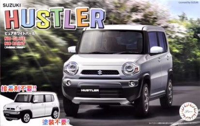 1/24 Suzuki Hustler Compact SUV (Snap Molded in White Pearl)
