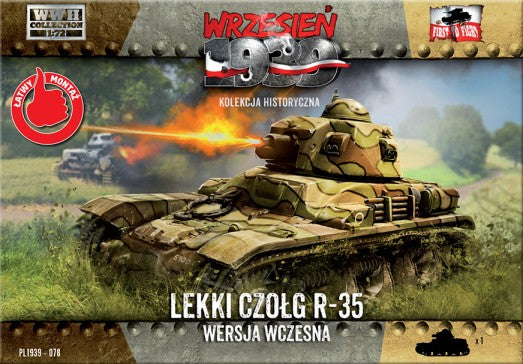 1/72 WWII R35 Early Version Light Tank