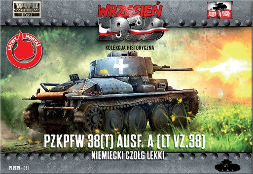 1/72 WWII PzKpfw 38(t) Ausf A German Light Tank