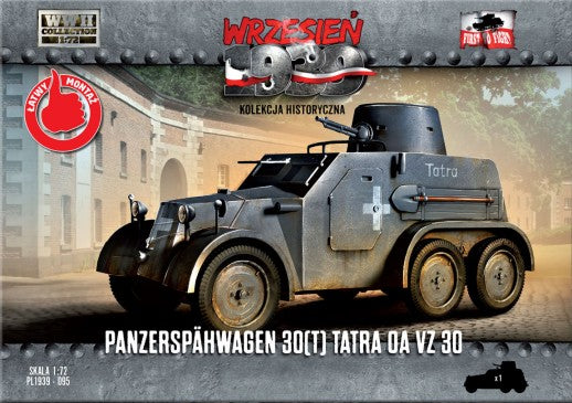 1/72 WWII Panzerspahwagen 30(t) Tatra OA vz 30 German Tank