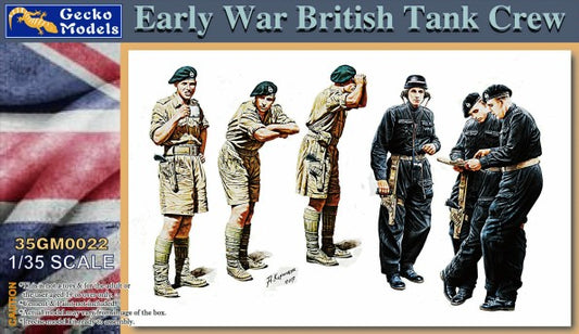 1/35 Early War British Tank Crew (6)