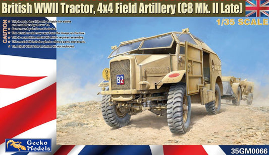 1/35 WWII British C8 Quad Mk II Late 4x4 Field Artillery Tractor