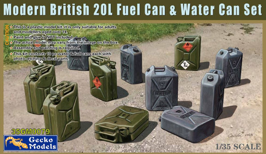 1/35 Modern British 20L Fuel Can & Water Can Set (20)