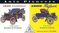 Auto Pioneers: 1/48 1903 Cadillac & 1/50 1900 Packard Cars