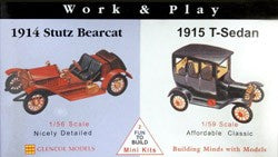 Work & Play: 1/56 1914 Stutz Bearcat & 1/59 1915 T-Sedan Cars
