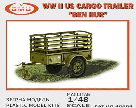 1/48 WWII US Ben Hur Cargo Trailer (Bagged)