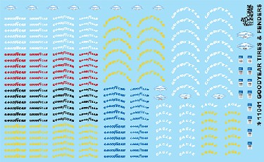 1/24-1/25 Goodyear Tire & Fender Logos
