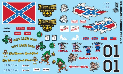 1/24-1/25 Bubba's Favorites - Southern Classic Logos