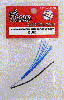 1/24-1/25 Blue Prewired Distributor w/Aluminum Plug & Boot