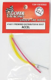 1/24-1/25 Accel Prewired Distributor w/Aluminum Plug & Boot