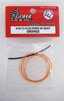 1/24-1/25 Orange Plug Wire 2ft. w/Boot