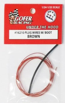 1/24-1/25 Brown Plug Wire 2ft. w/Boot