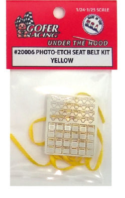 1/24-1/25 Photo-Etch Yellow Seatbelts