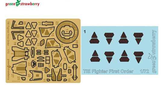 1/72 Star Wars First Order Tie Starfighter Detail Set for BAN (Photo-Etch) (D)