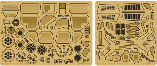 1/32 Battlestar Galactica Colonial Raptor Interior Detail Set for MOE (Photo-Etch) (D)