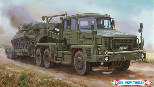 1/35 Scammell Commander Heavy Tank Transporter w/62-Ton Crane Fruehauf Semi-Trailer