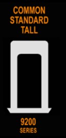 HO Black Common Standard Tall Passenger Car Diaphragm Kit (D)