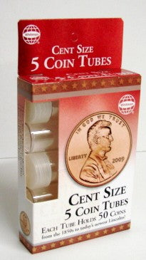 Cents Coin Tubes (5/bx)