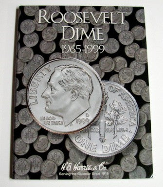 Roosevelt Dime 1965-1999 Coin Folder