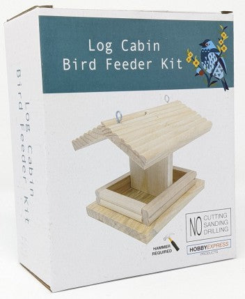 Log Cabin Bird Feeder Kit