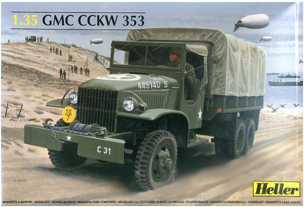 1/35 GMC CCKW 353 Truck w/Canvas-Type Cover