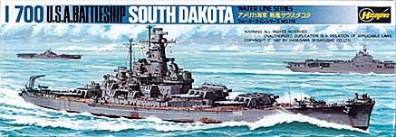 1/700 USS South Dakota Battleship