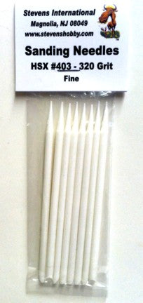 320 Grits Fine Sanding Needles (8/Bag)