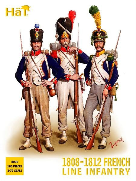 1/72 1808-1812 Napoleonic French Infantry (100)