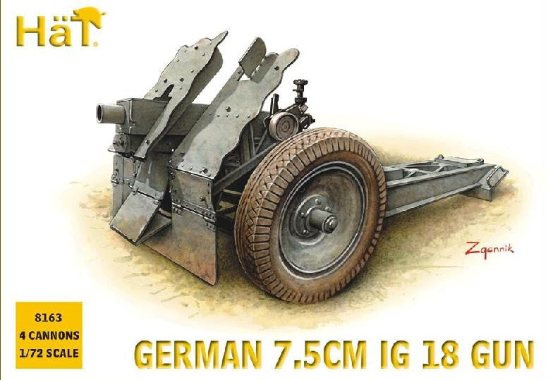 1/72 German 7.5cm IG18 Gun (4)