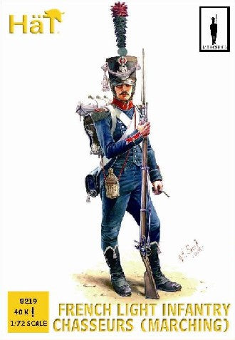 1/72 Napoleonic French Light Infantry Chasseurs Marching (40)