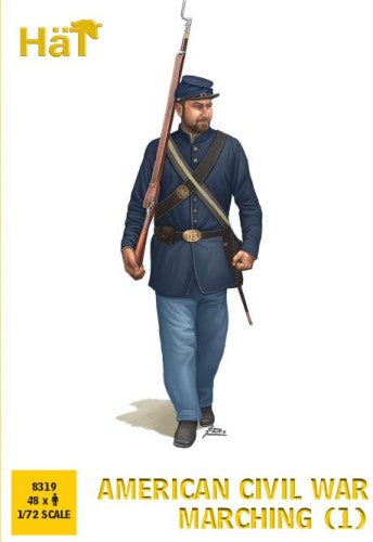 1/72 American Civil War Marching Set #1 (48)