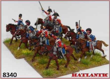 1/72 British Heavy & Light Dragoons Sampler (16 Mtd)