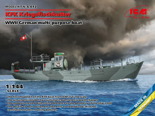 1/144 WWII German KFK Kriegsfischkutter Multi-Purpose Boat