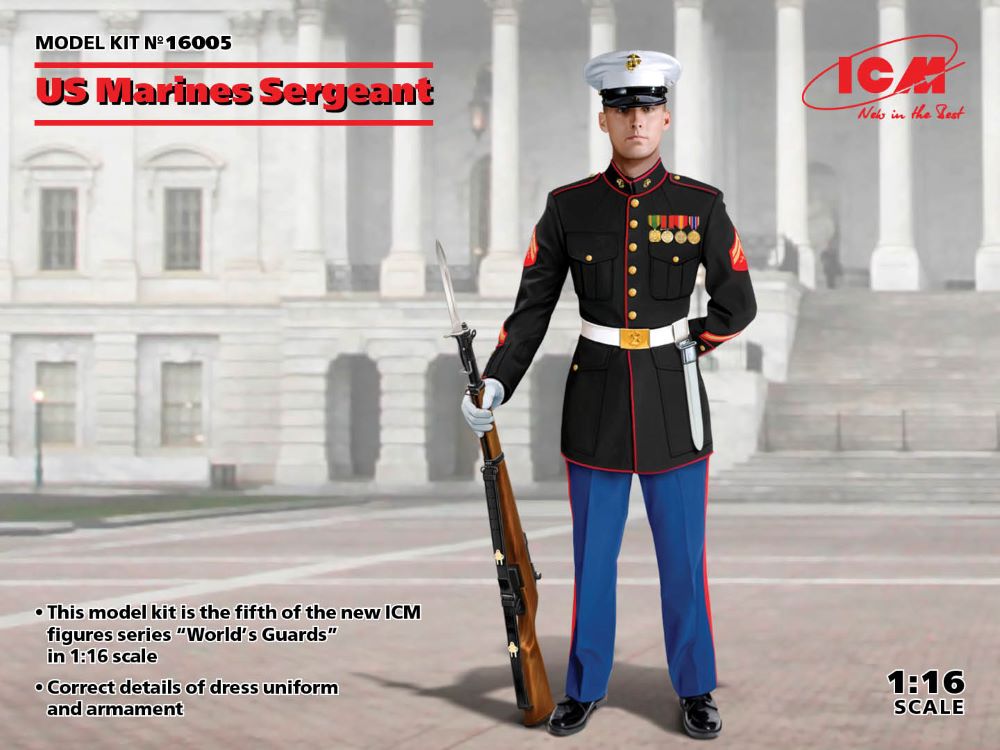 1/16 US Marine Sergeant Guard