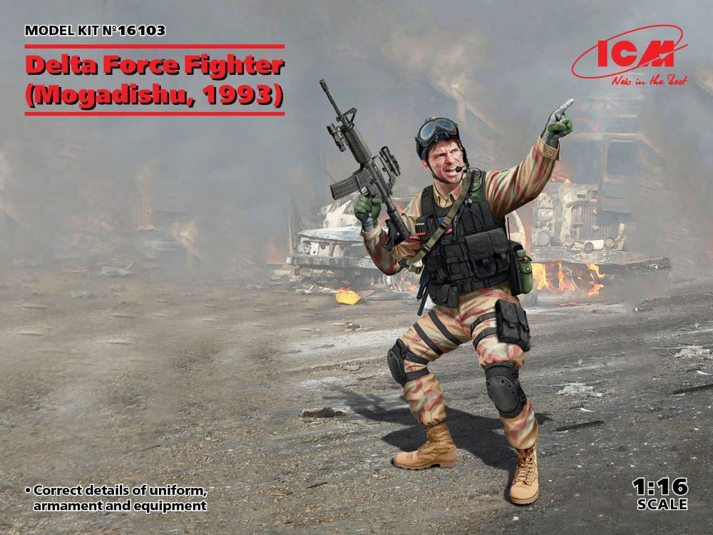 1/16 Delta Force Fighter Mogadishu 1993