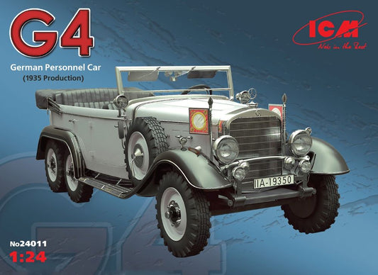 1/24 WWII German G4 1935 Production Personnel Car