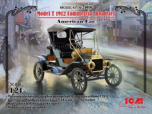 1/24 American Model T 1912 Commercial Roadster Car