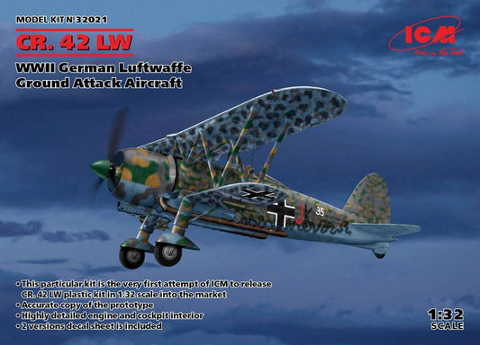 1/32 WWII German CR42 LW Ground Attack Aircraft