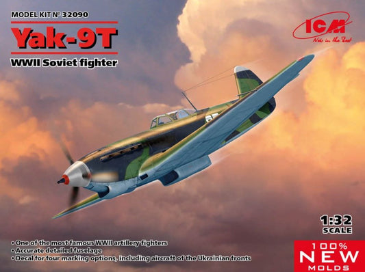 1/32 WWII Soviet Yak9T Fighter