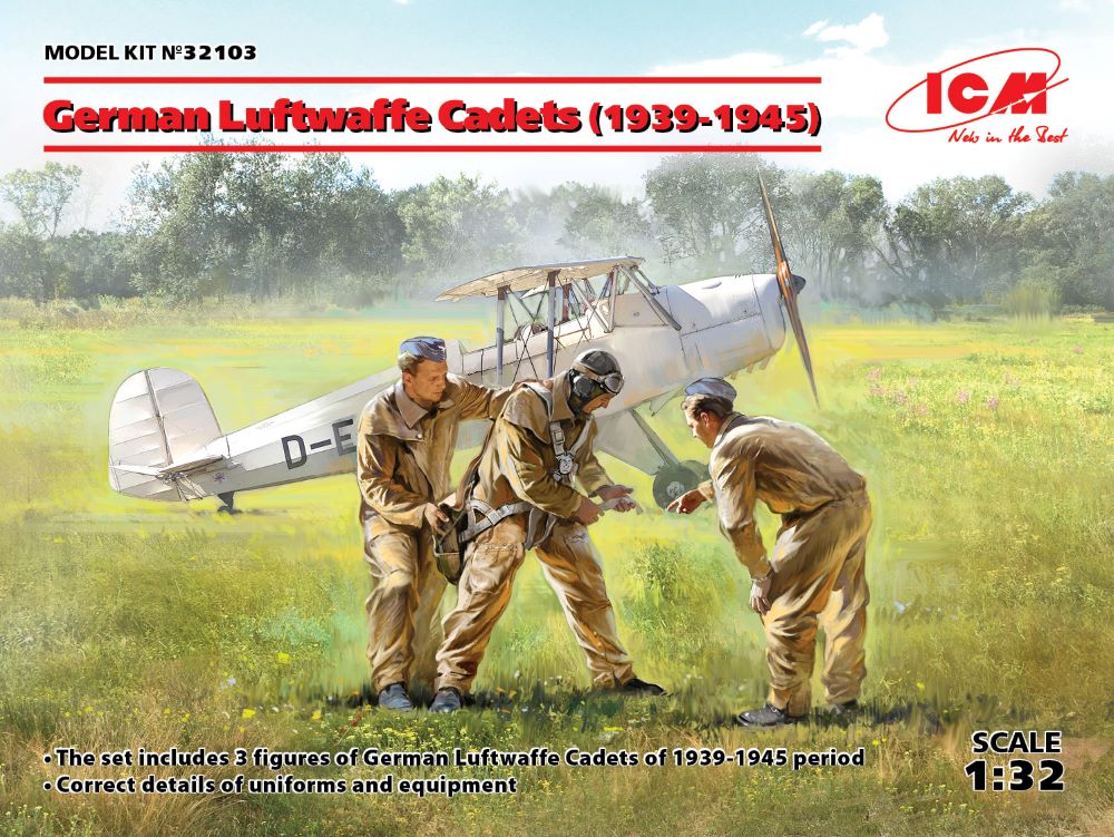 1/32 WWII German Luftwaffe Cadets 1939-1945 (3) (D)